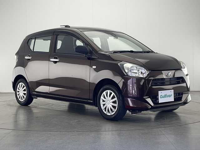 ダイハツ ミラ イース L SAⅢ 宮崎県 2018(平30)年 1.2万km プラムブラウンクリスタルマイカ 禁煙車/衝突被害軽減ブレーキ/純正オーディオ（CD/AUX/FMAM）/純正セキュリティアラーム/純正フロアマット/社外前後ドライブレコーダー/オートマチックハイビーム/クリアランスソナー/エコアイドル/ドアバイザー/WSRSエアバック/ABS/リモコンキー/新車時保証書/取扱い説明書