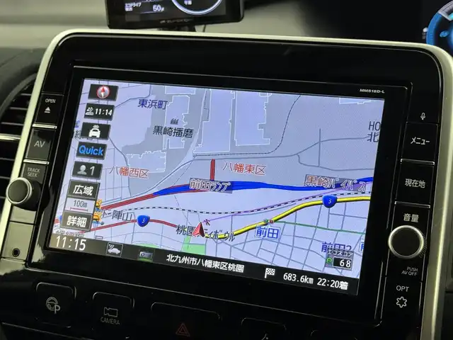 日産 セレナ e－パワー オーテック 福岡県 2019(平31)年 6.7万km ダイヤモンドブラック 後席モニター　/純正９型ナビ　/全方位カメラ　/３６０°ドラレコ／デジタルルームミラー　/レーダー探知機　/プロパイロット　/エマージェンシーブレーキ　/レーンキープ　/パーキングアシスト　/両側電動スライドドア　/ステアリングヒーター　/純正1５インチアルミホイール　/ＬＥＤヘッドライト