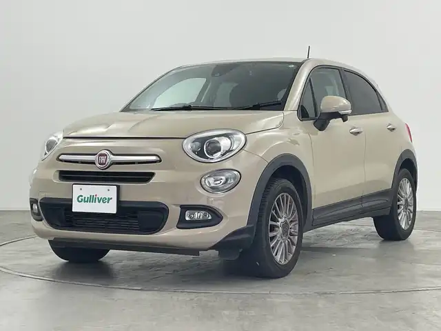 フィアット ５００Ｘ ポップスター 群馬県 2017(平29)年 4.7万km ベージュ 純正８型ナビ　フルセグＴＶ　バックカメラ　クルーズコントロール　前方ドライブレコーダー　ＬＥＤオートライト　横すべり防止機能　純正フロアマット　純正１７インチアルミホイール　ＥＴＣ　禁煙車