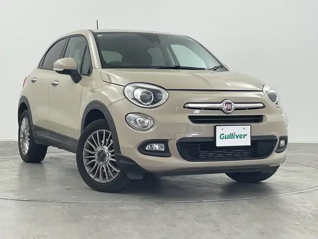 フィアット ５００Ｘ ポップスター 群馬県 2017(平29)年 4.7万km ベージュ 純正８型ナビ　フルセグＴＶ　バックカメラ　クルーズコントロール　前方ドライブレコーダー　ＬＥＤオートライト　横すべり防止機能　純正フロアマット　純正１７インチアルミホイール　ＥＴＣ　禁煙車