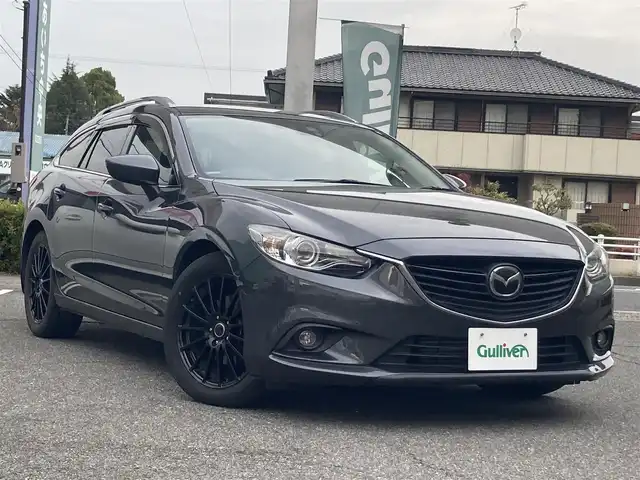 マツダ アテンザ ワゴン XD 愛知県 2014(平26)年 11.4万km メテオグレーマイカ 車検　令和9年12月/シティーブレーキサポート/リアビークルモニタリング/純正SDナビTV/DVDビデオ&CD/地デジ　フルセグ/Bluetoothオーディオ/バックカメラ/ステアシフト/インテリキー/プッシュスタート/キセノンヘッドライト/オートライト/スマートインETC/ステアリングスイッチ/レーダークルーズコントロール/社外18インチアルミ