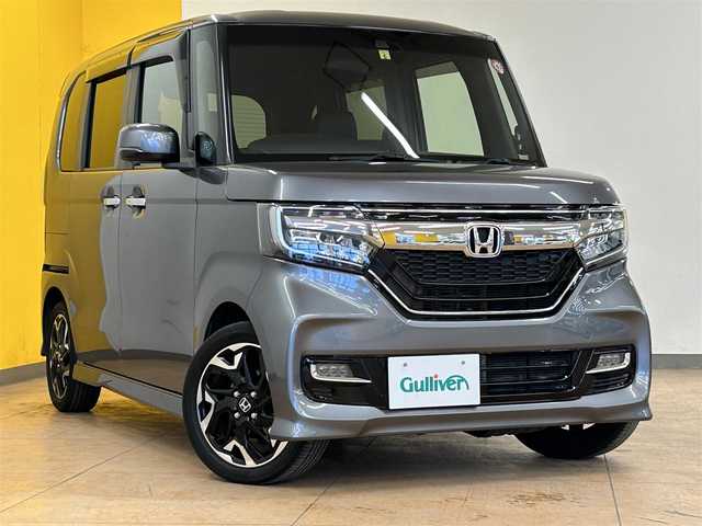 ホンダ Ｎ ＢＯＸ カスタム G L ターボ ホンダセンシング 群馬県 2018(平30)年 3.1万km シャイニンググレーM ホンダセンシング/純正8インチSDナビ/　　CD/DVD/BT/フルセグ/MSV/バックカメラ/両側パワースライドドア/レーダークルーズコントロール/LEDオートライト/オートハイビーム/シーケンシャルウィンカー/ハーフレザーシート/純正15インチAW/レーンアシスト/パドルシフト/ステアリングスイッチ/横滑り防止装置/サイド・カーテンエアバッグ/スマートキー/ビルトインETC