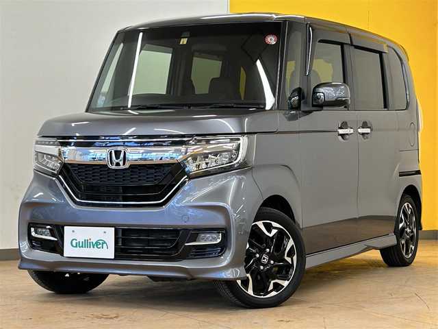 ホンダ Ｎ ＢＯＸ カスタム G L ターボ ホンダセンシング 群馬県 2018(平30)年 3.1万km シャイニンググレーM ホンダセンシング/純正8インチSDナビ/　　CD/DVD/BT/フルセグ/MSV/バックカメラ/両側パワースライドドア/レーダークルーズコントロール/LEDオートライト/オートハイビーム/シーケンシャルウィンカー/ハーフレザーシート/純正15インチAW/レーンアシスト/パドルシフト/ステアリングスイッチ/横滑り防止装置/サイド・カーテンエアバッグ/スマートキー/ビルトインETC