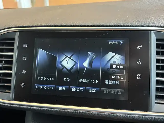 プジョー ３０８ アリュール ブルーHDi 宮城県 2017(平29)年 4.9万km ブルーブラック 社外メモリナビ/バックカメラ/フルセグTV/アイドリングストップ/クルコン/障害物センサー/LEDヘッドライト/フロントフォグ/アダクティブヘッドライト/ステアリングスイッチ/パドルシフト/スペアキー×１