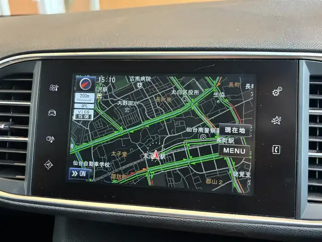 プジョー ３０８ アリュール ブルーHDi 宮城県 2017(平29)年 4.9万km ブルーブラック 社外メモリナビ/バックカメラ/フルセグTV/アイドリングストップ/クルコン/障害物センサー/LEDヘッドライト/フロントフォグ/アダクティブヘッドライト/ステアリングスイッチ/パドルシフト/スペアキー×１