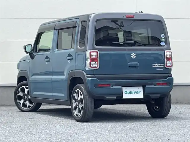 スズキ ハスラー HYBRID X 茨城県 2020(令2)年 6.1万km デニムブルー ガンメタリック 2トーン スズキセーフティサポート/純正ナビ/　AM FM CD DVD Bluetooth USB/LEDオートヘッドライト/シートヒーター(前席)/革巻きステアリング/ステアリングスイッチ/純正15インチアルミホイール/リアクリアランスソナー/スマートキー2本/フロントフォグランプ/フルセグTV/アラウンドビューモニター