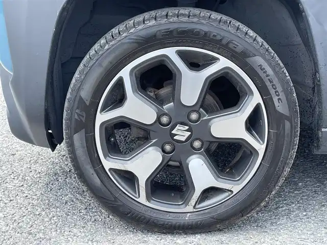 スズキ ハスラー HYBRID X 茨城県 2020(令2)年 6.1万km デニムブルー ガンメタリック 2トーン スズキセーフティサポート/純正ナビ/　AM FM CD DVD Bluetooth USB/LEDオートヘッドライト/シートヒーター(前席)/革巻きステアリング/ステアリングスイッチ/純正15インチアルミホイール/リアクリアランスソナー/スマートキー2本/フロントフォグランプ/フルセグTV/アラウンドビューモニター