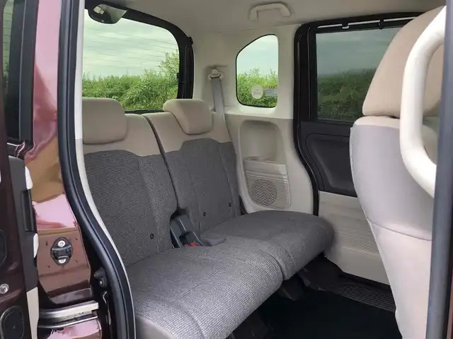 ホンダ Ｎ ＢＯＸ G L ホンダセンシング 福岡県 2019(令1)年 5.8万km プレミアムアガットブラウンP 純正ディスプレイオーディオ【WX-171CP】/　TV/CD/Bluetooth/HDMI/バックカメラ/アイドリングストップ/ウィンカーミラー/ドアバイザー/プッシュスタート/片側パワースライドドア/ETC/LEDヘッドライト/ドライブレコーダー【ZDR-012】/保証書/取扱説明書/ホンダセンシング/・衝突軽減ブレーキ（CMBS）/・誤発進抑制機能/・後方誤発進抑制機能/・歩行者事故低減ステアリング/・ACC（アダプティブクルーズコントロール）/・LKAS（車線維持支援システム）/・路外逸脱抑制機能/・先行車発進お知らせ機能/・標識認識機能/・オートハイビーム