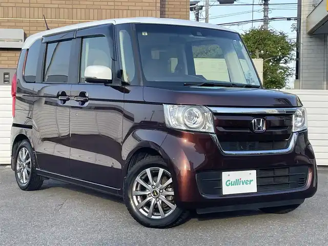 ホンダ Ｎ ＢＯＸ G L ホンダセンシング 群馬県 2018(平30)年 4.1万km プレミアムアガットブラウンP 純正メモリナビ（VXM-184ci）/（CD、Bluetooth）/バックカメラ/レーダークルーズコントロール/片側パワースライドドア/ビルトインETC/ステアリングスイッチ/アイドリングストップ/スマートキー×２/純正フロアマット/保証書/取扱説明書