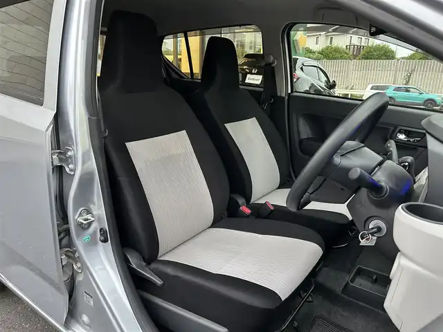 ダイハツ ミラ イース X SAⅢ 埼玉県 2019(令1)年 1.5万km ブライトシルバーメタリック ワンオーナー/純正オーディオ/（AM/FM/CD）/パワーステアリング/パワーウィンドウ/横滑り防止機能/純正フロアマット/純正ドアバイザー/オートライト/オートマチックハイビーム/社外ETC/車両説明書/保証書