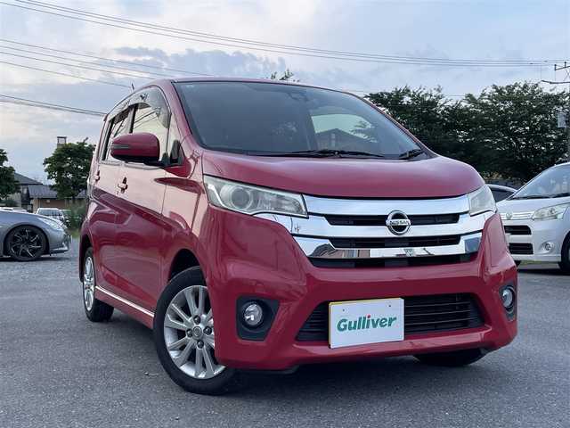 日産 デイズ HWS X Vセレ +SeftyⅡ 群馬県 2015(平27)年 5.5万km アゼリアピンク 社外SDナビ・TV/バックカメラ/衝突被害軽減システム/プッシュスタート/ETC