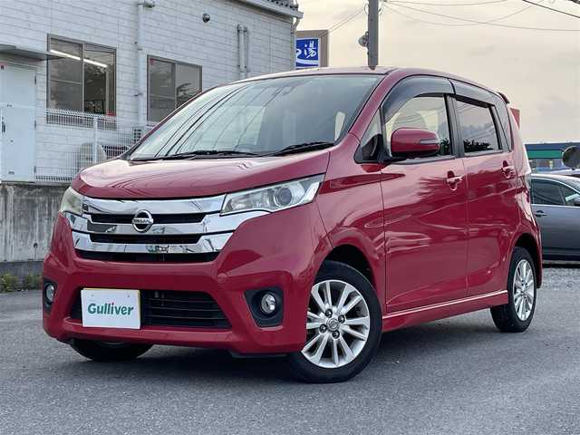日産 デイズ HWS X Vセレ +SeftyⅡ 群馬県 2015(平27)年 5.5万km アゼリアピンク 社外SDナビ・TV/バックカメラ/衝突被害軽減システム/プッシュスタート/ETC