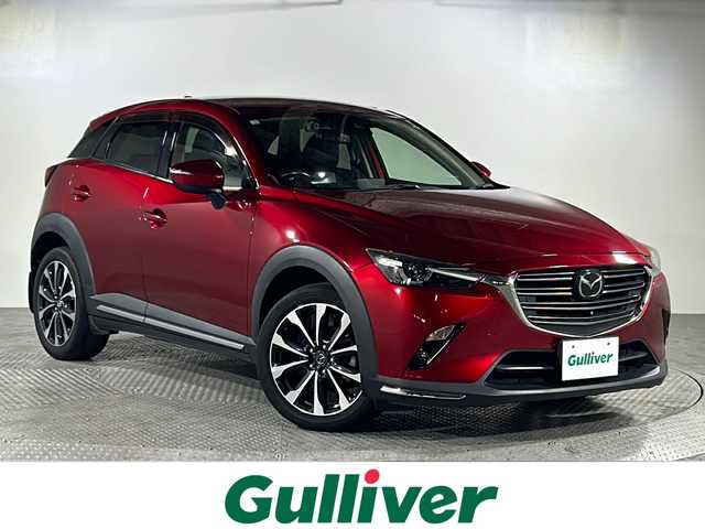 マツダ ＣＸ－３ 20SプロアクティブSパッケージ 沖縄県 2018(平30)年 4.4万km ソウルレッドクリスタルM 県外仕入　/禁煙車　/純正ナビ（フルセグ，ＢＴ，ＣＤ／ＤＶＤ，ラジオ）　/３６０°ビューモニター　/コーナーセンサー　/ＨＵＤ(ヘッドアップディスプレイ)　/レーダークルーズコントロール/ＵＳＢポート　/パワーシート　/ハーフレザーシート　/パドルシフト/オートライト/オートワイパー/シートヒーター/電動パーキングブレーキ/プッシュスタート/ビルドインETC/ドライブレコーダー/LEDヘッドライト/純正１８インチアルミホイール