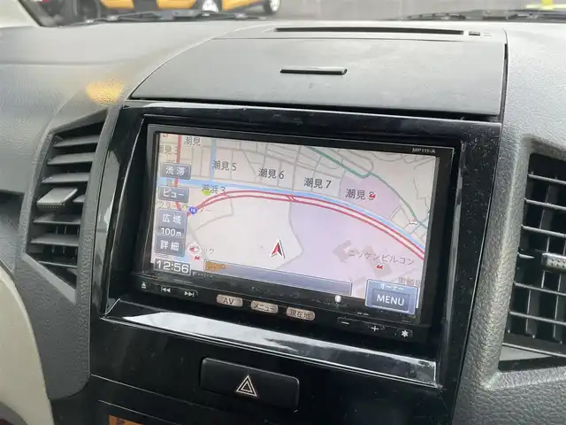 日産 ルークス G 千葉県 2012(平24)年 10.3万km ブルームピンク 純正７インチナビ/ワンセグＴＶ/片側パワースライドドア/ＥＴＣ/プッシュスタート/スマートキー/ハロゲンヘッドライト