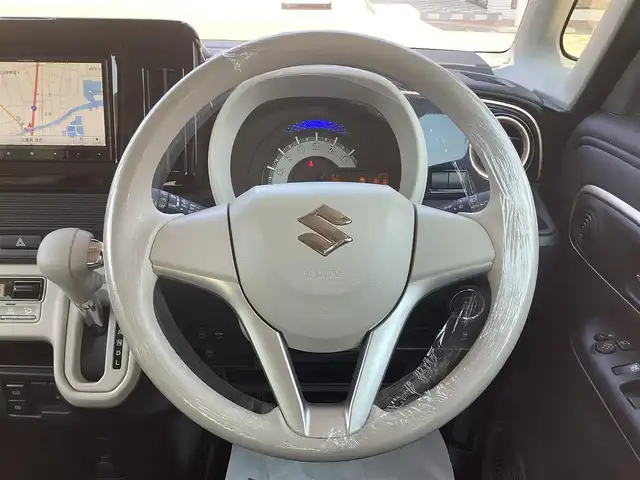 スズキ ワゴンＲ スマイル HYBRID X 三重県 2024(令6)年 0.1千km インディゴブルーメタリック/ホワイト2トーン デュアルカメラブレーキサポート（DCBS）/誤発信抑制機能/車線逸脱警報機能/ふらつき警報機能/先行車発進お知らせ機能/ハイビームアシスト/後退時ブレーキサポート/後方誤発進抑制機能/リヤパーキングセンサー/カロッツエリア8インチナビ/フルセグ/Bluetooth/DVD再生/バックカメラ/両側電動スライドドア/LEDヘッドライト/LEDフォグライト/スマートキー×2/プッシュスタート/シートヒーター/ドライブレコーダー/ETC
