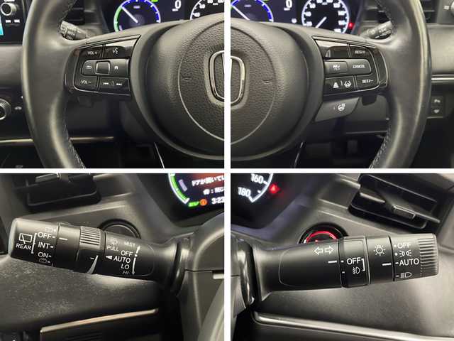 ホンダ ヴェゼル ハイブリッド e:HEV Z 宮崎県 2021(令3)年 3.4万km クリスタルブラックパール 禁煙車/ホンダセンシング/純正9型ディスプレイオーディオナビTV/（HONDA CONNECT/Bluetooth/FMAM/USB/フルセグTV)/純正バックカメラ/純正ビルトイン2.0ETC/純正ドライブレコーダー/純正LEDオートライト/純正LEDフォグ/純正18インチアルミ/純正フロアマット/アダプティブクルーズコントロール/レーンディパーチャーアラート/ブラインドスポットモニター/クリアランスソナー/パワーバックドア/前席シートヒーター/ステアリングヒーター/ハーフレザーシート/デュアルオートエアコン/パドルシフト/スマートキー/プッシュエンジンスタート/スペアキー/新車時保証書/取扱い説明書