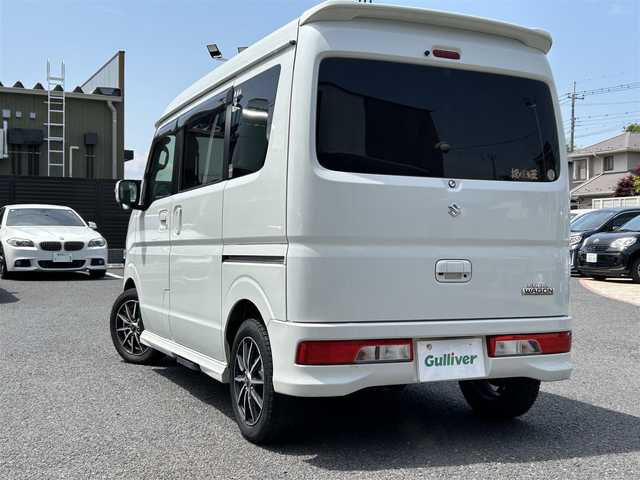 スズキ エブリィ ワゴン PZターボ スペシャル 埼玉県 2018(平30)年 6.6万km パールホワイト ワンオーナー/メモリナビ/ワンセグテレビ/バックカメラ/プッシュスタート/両側パワースライドドア/左側オートステップ/シートカバー/stradaナビ