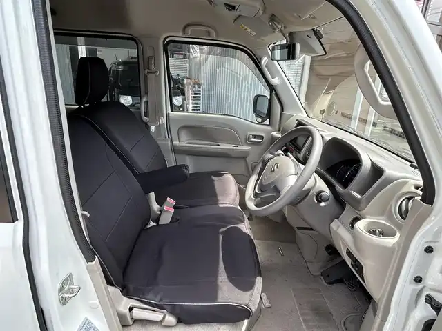 スズキ エブリィ ワゴン PZターボ スペシャル 埼玉県 2018(平30)年 6.6万km パールホワイト ワンオーナー/メモリナビ/ワンセグテレビ/バックカメラ/プッシュスタート/両側パワースライドドア/左側オートステップ/シートカバー/stradaナビ