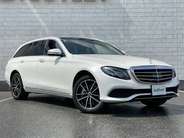 メルセデス・ベンツ Ｅ４５０ 4マチック ステーションワゴン エクスクルーシブ 富山県 2018(平30)年 7.5万km ダイヤモンドホワイト プレミアムサウンド/サンルーフ/ナビ/キーレスゴー/ドライバアシスタントＰＫＧ/エアクオリティＰＫＧ/LEDヘッドライト/アクティブパーキングアシスト/オートテールゲート/アクティブレーンチェンジアシスト/横滑り防止装置/スペアキー1本/保証書／取説