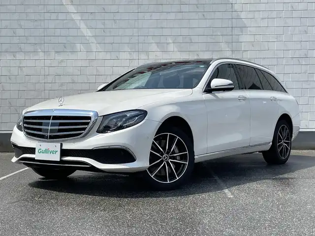 メルセデス・ベンツ Ｅ４５０ 4マチック ステーションワゴン エクスクルーシブ 富山県 2018(平30)年 7.5万km ダイヤモンドホワイト プレミアムサウンド/サンルーフ/ナビ/キーレスゴー/ドライバアシスタントＰＫＧ/エアクオリティＰＫＧ/LEDヘッドライト/アクティブパーキングアシスト/オートテールゲート/アクティブレーンチェンジアシスト/横滑り防止装置/スペアキー1本/保証書／取説