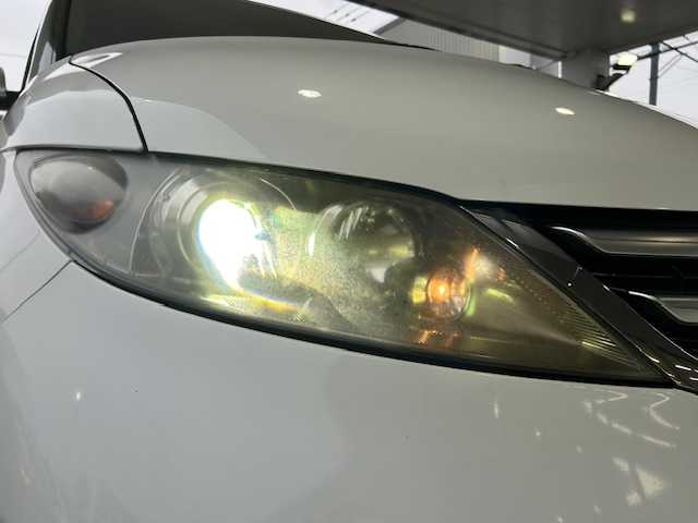 ホンダ エリシオン G Aero HDDナビ SP 道東・釧路十勝 2008(平20)年 15.8万km ブルーイッシュホワイトパール 純正HDDナビ/  (DVD/CD/MSV)/バックカメラ/両側パワースライドドア/HIDヘッドライト/フォグライト/革巻きステアリング/ビルトインETC/ウィンカーミラー/電動格納ミラー/運転席シートリフター/リモコンキー/スペアキー/純正17インチアルミホイール/社外レーダー