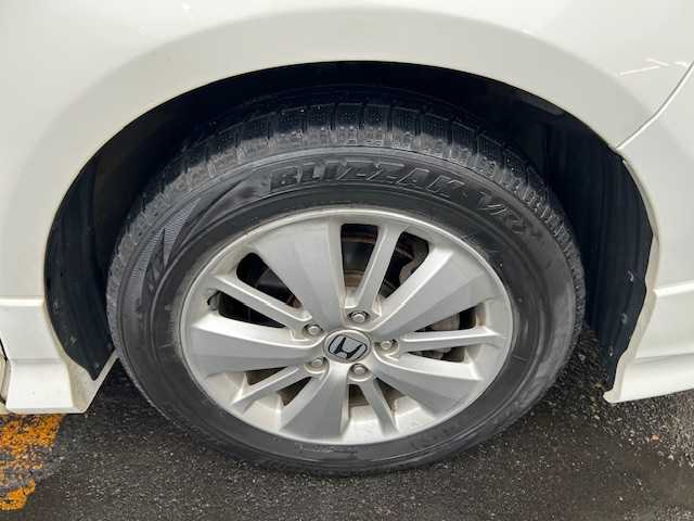 ホンダ エリシオン G Aero HDDナビ SP 道東・釧路十勝 2008(平20)年 15.8万km ブルーイッシュホワイトパール 純正HDDナビ/  (DVD/CD/MSV)/バックカメラ/両側パワースライドドア/HIDヘッドライト/フォグライト/革巻きステアリング/ビルトインETC/ウィンカーミラー/電動格納ミラー/運転席シートリフター/リモコンキー/スペアキー/純正17インチアルミホイール/社外レーダー
