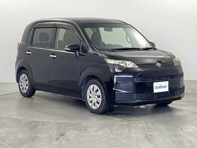 トヨタ スペイド Y 栃木県 2012(平24)年 9.5万km ブラックマイカ 純正ナビ/　　CD/DVD/Bluetooth/AM/FM/フルセグTV/ETC/片側パワースライドア/純正フロアマット/純正ドアバイザー/オートライト/ドアミラーウィンカー/プッシュスタート/スマートキー/スペア１本