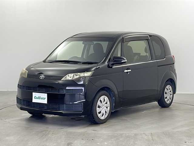 トヨタ スペイド Y 栃木県 2012(平24)年 9.5万km ブラックマイカ 純正ナビ/　　CD/DVD/Bluetooth/AM/FM/フルセグTV/ETC/片側パワースライドア/純正フロアマット/純正ドアバイザー/オートライト/ドアミラーウィンカー/プッシュスタート/スマートキー/スペア１本