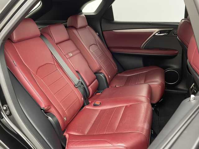 レクサス ＲＸ 200t Fスポーツ 兵庫県 2016(平28)年 6.1万km グラファイトブラックガラスフレーク ・12.3インチナビ/CD/DVD/USB/SD/TV/Bluetooth/・パノラミックビューモニター/・ビルトインETC2.0/・ドライブレコーダー/・Lexus　Safety　System/・プリクラッシュセーフティ/・レーンディパーチャーアラート/・レーンキーピングアシスト/・レーダークルーズコントロール/・オートマチックハイビーム/・ブラインドスポットモニター/・クリアランスソナー/・パワーバックドア/・レザーシート/・全席パワーシート/・全席シートヒーター/・前席ベンチレーション/・AC100V電源/・パドルシフト/・三眼LEDヘッドライト/・オートライト/・スマートキー/・プッシュスタート/・パドルシフト/・純正20インチアルミホイール