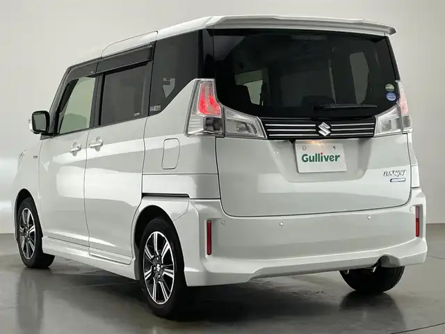 スズキ ソリオ バンディット HV MV 愛知県 2019(令1)年 2万km ピュアホワイトP 純正８型ナビ　全方位カメラ　禁煙　シートヒーター　デュアルカメラブレーキ　衝突軽減　追従クルコン　前後ドラレコ　両側パワスラドア　ＬＥＤオートライト　パーキングセンサー　ＤＶＤ　フルセグＴＶ　ＥＴＣ　ナノイーAC　パドルシフト　保証書　ワンオーナー