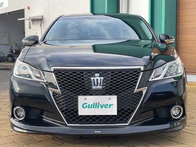 トヨタ クラウン アスリート S 宮崎県 2013(平25)年 8.7万km プレシャスブラックパール 純正ナビ/(Bluetooth/フルセグTV/DVD/CD)/社外20インチアルミ/モデリスタエアロ(フロント/リア)/社外マフラー(4本出し)/ローダウン/ETC/純正フロアマット/バックカメラ/プッシュスタート