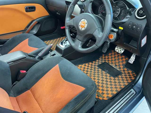 ダイハツ コペン ULTIMATE EDITION 岐阜県 2007(平19)年 14.4万km グレーメタリック 7インチナビゲーション【AVIC-HRZ099】/・CD DVD/・ワンセグテレビ/・iPod/・VTR/バックカメラ/MOMOステアリング/RECAROシート/シートヒーター(D/N席)/純正BBSアルミホイール/BILSTEIN/HIDヘッドライト/オートライト/ETC/スペアキー/電動格納ミラー/KAROフロアマット