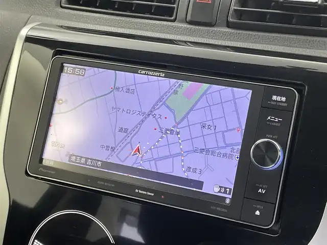 日産 デイズ ハイウェイスターG 埼玉県 2014(平26)年 6.8万km ブラック アラウンドビューモニター　社外ナビ　地デジフルセグＴＶ　Ｂｌｕｅｔｏｏｔｈ　プッシュスタート　スマートキー　オートライト　純正１５インチアルミホイール　ＬＥＤヘッドライト　ステアリングスイッチ