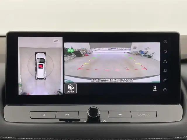 日産 エクストレイル G e－4ORCE 富山県 2023(令5)年 1.2万km ブリリアントホワイトパール/スーパーブラック 2トーン サンルーフ/BOSEサウンド/純正12.3型ナビ（AM/FM/BT/USB/フルセグ）/全方位カメラ/ドライブレコーダー/ETC/デジタルインナーミラー/オートホールド付電子パーキング/ブラインドスポットモニター/ヘッドアップディスプレイ/レザーシート/D/N席パワーシート/D席メモリシート/シートヒーター/衝突被害軽減システム/レーダークルーズコントロール/レーンキープアシスト/コーナーセンサー/横滑り防止装置/アイドリングストップ/パワーバックドア/オートLEDライト/オートマチックハイビーム/純正アルミホイール/純正フロアマット/置くだけ充電/革巻きステアリング/ステアリングスイッチ/スマートキー/スペアキー