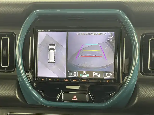 スズキ ハスラー HYBRID X 道央・札幌 2020(令2)年 5.8万km デニムブルー ガンメタリック 2トーン ・4WD/・寒冷地仕様/・Panasonic製メモリナビ/　BT/CD/DVD/USB/SD/iPad/フルセグ/・前後ドライブレコーダー/・全方位カメラ/・後方コーナーセンサー/・衝突軽減ブレーキ/・レーンキープアシスト/・横滑り防止/・ダウンヒルアシストコントロール/・アイドリングストップ/・前席シートヒーター/・純正15インチAW/・プッシュスタート/・スマートキー×2/・社外エンジンスターター/・LEDヘッドライト/・オートライト