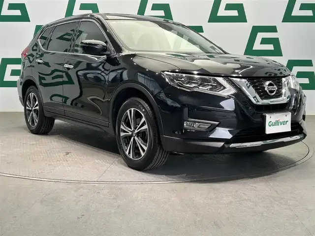 日産 エクストレイル 20X 鹿児島県 2018(平30)年 3.3万km ダイヤモンドブラック 純正ナビ/フルセグＴＶ/プッシュスタート/アイドリングストップ/衝突軽減ブレーキ/ＬＥＤヘッドライト/オートライト/リアコーナーセンサー/電動リアゲート