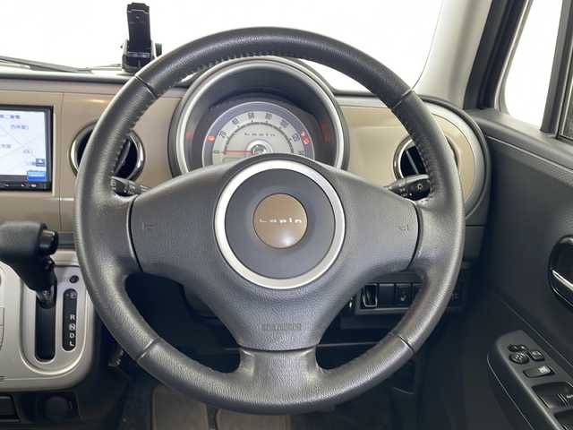 スズキ ラパン X セレクション 愛知県 2012(平24)年 10.7万km ミルクティーベージュメタリック 純正７型SDナビ/シートヒーター/ワンセグ/CD/Bluetooth/アイドリングストップ/オートエアコン/純正アルミホイール/スマートキー/プッシュスタート