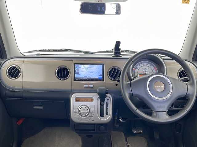 スズキ ラパン X セレクション 愛知県 2012(平24)年 10.7万km ミルクティーベージュメタリック 純正７型SDナビ/シートヒーター/ワンセグ/CD/Bluetooth/アイドリングストップ/オートエアコン/純正アルミホイール/スマートキー/プッシュスタート