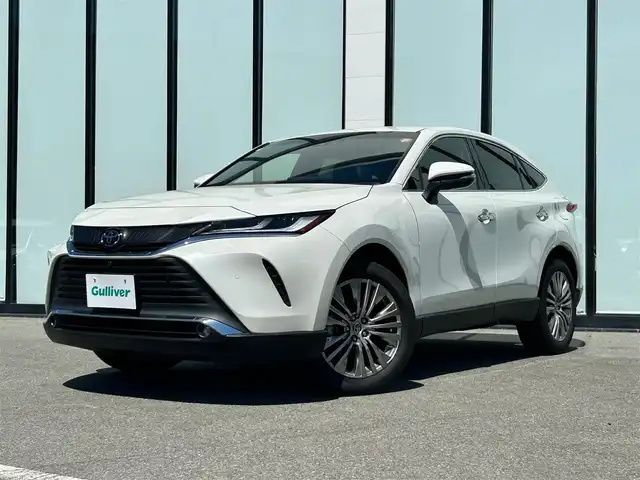 トヨタ ハリアー Z 大阪府 2020(令2)年 1.8万km ホワイトパールクリスタルシャイン ＪＢＬサウンド　/純正１２．３インチナビ　/   フルセグTV/Bluetooth/USB/全方位モニター/トヨタセーフティセンス　/ブラインドスポットモニター/クリアランスソナー/デジタルインナーミラー　/ヘッドアップディスプレイ　/電動リアゲート　/運転席パワーシート/前後ドライブレコーダー/純正19インチアルミホイール/オートマチックハイビーム/ビルトインETC2.0　　/ＬＥＤ