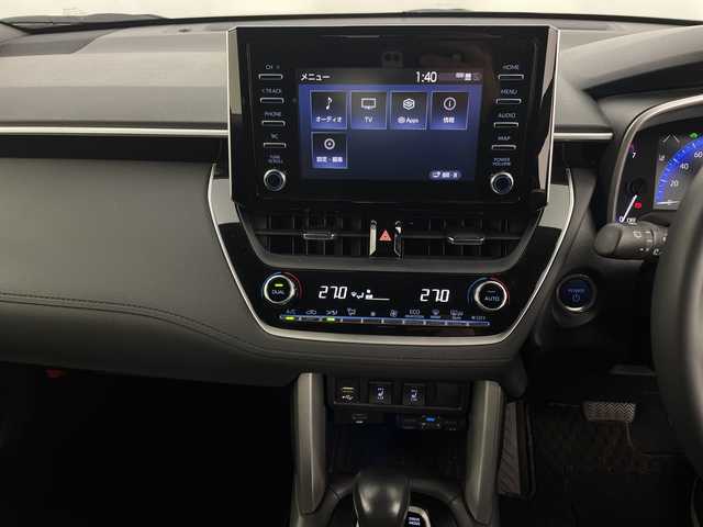 トヨタ カローラ クロス ハイブリッド Z 新潟県 2023(令5)年 1.5万km アティチュードブラックマイカ ワンオーナー/スマートキー/スペアキー1本/トヨタセーフティセンス/ディスプレイオーディオ/BT/USB/フルセグ/全方位カメラ/パワーシート　D席/パワーバックドア/シートヒーター　D席/N席/コーナーセンサー/LEDライト/バイザー/スタッドレスタイヤ4本セット