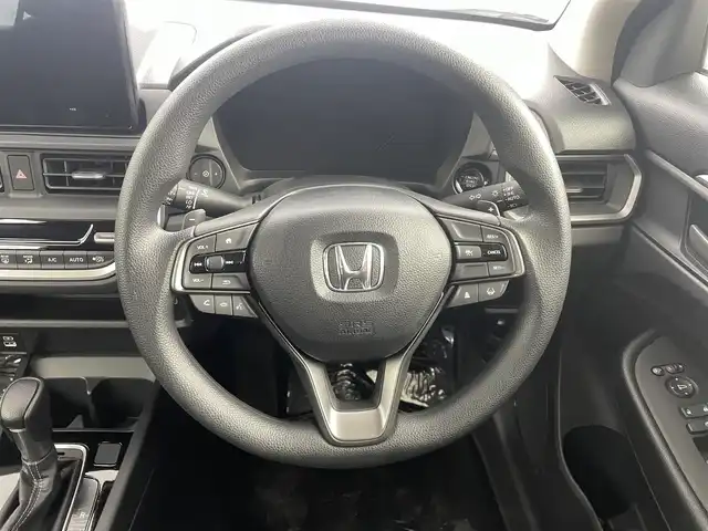 ホンダ ＷＲ－Ｖ X 福島県 2025(令7)年 0.2万km プラチナホワイトパール ホンダセンシング/・衝突被害軽減システム/・コーナーセンサー/・先行車発進お知らせ機能/社外ディスプレイオーディオ/・BT/USB/HDMI/FM/AM/バックカメラ/・パーキングアシスト/アダプティブ・クルーズ・コントロール/LEDオートライト/16インチサマータイヤ/本革巻きステアリング/・ステアリングリモコン/パドルシフト/電動格納ミラー/・ウィンカーミラー/プッシュスタート/・スマートキー