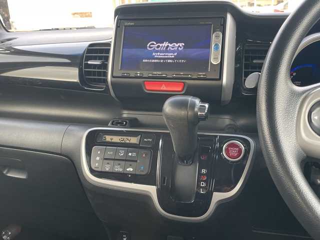 ホンダ Ｎ ＢＯＸ カスタム SSパッケージ 青森県 2015(平27)年 10.5万km プレミアムゴールドパープルパール 4WD/純正メモリナビ・ワンセグTV/CD・DVD・Bluetooth・SD/バックカメラ/両側パワースライドドア/前席シートヒーター/あんしんパッケージ/衝突軽減ブレーキ/サイド・カーテンエアバッグ/社外エンジンスターター/ETC/後席アームレスト/HIDヘッドライト/オートライト/フォグランプ/純正14インチアルミ/スマートキー/プッシュスタート