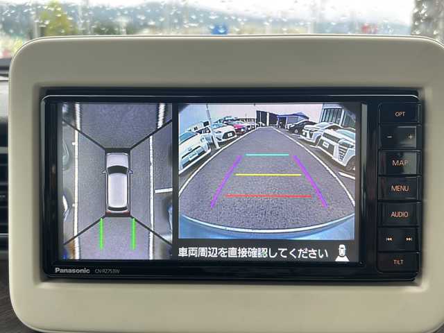 スズキ ラパン モード 長野県 2020(令2)年 2.2万km フィズブルーパールメタリック セーフティサポート/・デュアルセンサーブレーキサポート/・誤発進抑制機能/・車線逸脱警報機能/・先行車発進お知らせ告知/・ふらつき警報機能/純正7インチナビ【CN-RZ753W】/（CD/DVD/フルセグTV/BT）/全方位モニター/ベンチシート/シートヒーター（D・N席）/革巻きステアリング/ステアリングスイッチ/アイドリングストップ/コーナーセンサー　　/オートライト/スマートキー/プッシュエンジンスタート/純正フロアマット　/純正ドアバイザー