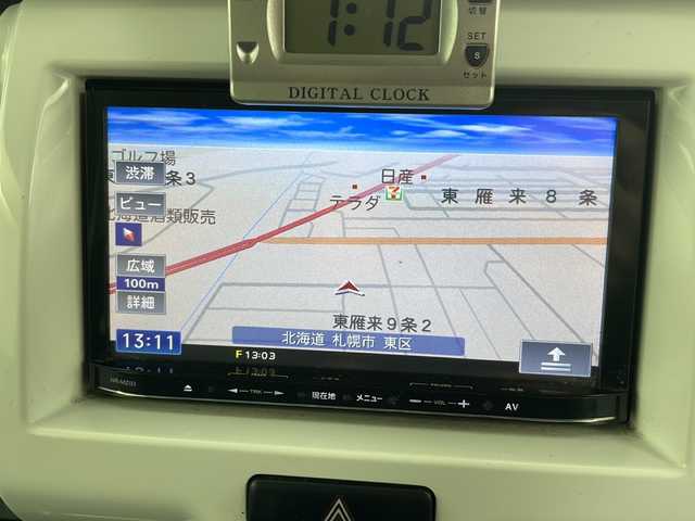 スズキ ハスラー X ターボ 道央・札幌 2014(平26)年 10.5万km ブルーイッシュブラックパール3 ・4WD/・社外ナビ（NR-MZ03）/・Bluetooth/CD/DVD/USB/AUX/ワンセグTV/・シートヒーター運転席/・オートライト/・スマートキー/・スペアキー１本/・ダウンヒルアシストコントロール/・グリップコントロール/・衝突被害軽減ブレーキ/・横滑り防止装置/・ABS/・ETC/・アイドリングストップ/・ドライブレコーダー前方（DRV-340）