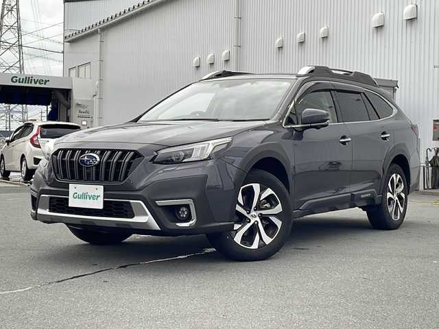 スバル アウトバック リミテッドEX 三重県 2021(令3)年 5.8万km マグネタイトグレーメタリック プッシュスタート/電動格納ミラー/電動リヤゲート/パワーシート(D+N席)/シートヒーター(全席)/ステアリングスイッチ/革巻きステアリング/ステアリングヒーター/レーンキープアシスト/レーダークルーズコントロール/パドルシフト/アイサイト/Xモード/オートビークルホールド/アイドリングストップ/衝突軽減ブレーキ/横滑り防止/ドライバーモニタリングシステム/純正ナビ(AM/FM/TV/BT)/フルセグTV/バックカメラ/VIEWモニター/電動パーキング/USB入力端子4か所/前方ドライブレコーダー/純正フロアマット/純正ドアバイザー/ビルトインETC/ルーフレール/ワンオーナー/取扱説明書/保証書
