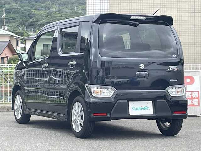 スズキ ワゴンＲ カスタムＺ HYBRID ZX 山口県 2022(令4)年 2.6万km ブルーイッシュブラックパール3 ワンオーナー/8型ナビ フルセグTV CD DVD BT/バックカメラ/シートヒーター/バックソナー/前後ドラレコ/衝突被害軽減ブレーキ/レーンアシスト/レーダークルーズコントロール/オートマチックハイビーム/LEDオートヘッドライト/フォグライト/ステアリングリモコン/横滑り防止/スマートキー 2個/W サイド カーテン エアバッグ/保証書 取説 ナビ取説