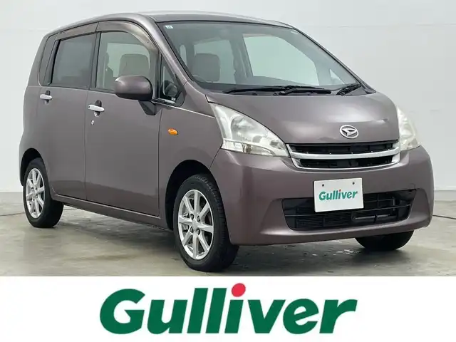 ダイハツ ムーヴ X リミテッド 岡山県 2011(平23)年 6.3万km シルキーマルーンクリスタルメタリック 純正ナビ/CD/AUX/ワンセグTV/バックカメラ/純正１４インチアルミホイール/革巻きステアリング/ナノイーAC/ヘッドライトレベライザー/アイドリングストップ/スマートキー/純正フロアマット/純正ドアバイザー/電動格納ドアミラー