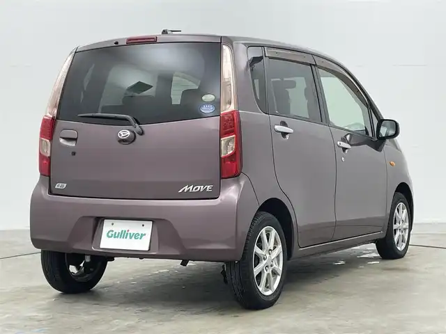 ダイハツ ムーヴ X リミテッド 岡山県 2011(平23)年 6.3万km シルキーマルーンクリスタルメタリック 純正ナビ/CD/AUX/ワンセグTV/バックカメラ/純正１４インチアルミホイール/革巻きステアリング/ナノイーAC/ヘッドライトレベライザー/アイドリングストップ/スマートキー/純正フロアマット/純正ドアバイザー/電動格納ドアミラー