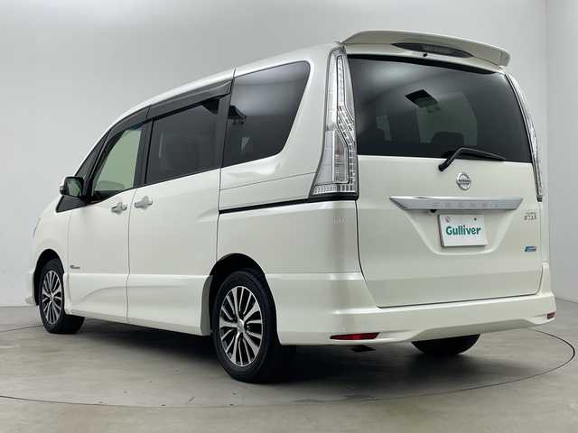 日産 セレナ HWS S HV Vセレ +Sefty 鹿児島県 2016(平28)年 8.1万km ブリリアントホワイトパール 社外ナビ/（CD/DVD/Bluetooth/フルセグテレビ)/フリップダウンモニター/バックカメラー/ミラー一体型ドライブレコーダー/両側パワースライドドア/エマージェンシーブレーキ/レーンキープアシスト/クルーズコントロール/社外フロアマット/ドアバイザー/ビルドインETC