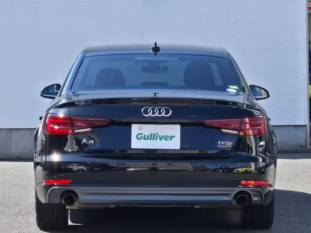 アウディ Ａ４ 2．0 TFSI クワトロ 愛知県 2018(平30)年 7.3万km ミトスブラックメタリック /禁煙車//純正MMIナビ・フルセグTV//サラウンドビューカメラ//バックカメラ/フロントカメラ/サイドカメラ//ビルトインETC2.0//S Lineパッケージ//アシスタンスパッケージ//アウディプレセンスベーシック//アウディプレセンスシティ//アウディプレセンスリヤ//アウディサイドアシスト//アウディパーキングシステム//パークアシスト//ディスタンスセンサー//アクティブレーンアシスト//アダプティブクルーズコントロール//LEDオートヘッドライト//ハイビームアシスト//本革&スプリントクロスシート(S Lineロゴ入り)//前席パワーシート/シートヒーター//マットブラッシュトアルミニウムインテリアパネル//ブラックヘッドライニング//S Lineドアシルプレート//アウディドライブセレクト//タイヤ空気圧モニタリング//5ツインスポークデザイン18インチアルミホイール//革巻きステアリング//ステアリングスイッチ//パドルシフト//プッシュスタート//電動格納ミラーウインカー//スタートストップ//電子パーキング//ブレーキホールド//純正フロアマット//横滑り防止装置//新車保証書/取扱説明書//スペアキー